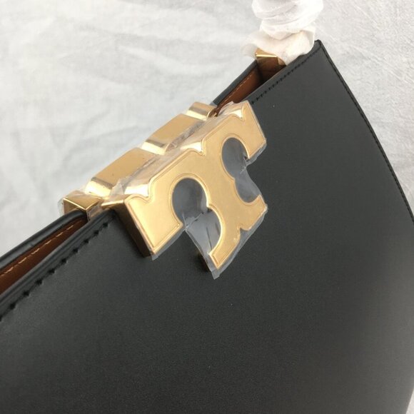 Tory Burch Black Shoulder Bag with Gold Hardware - Picture 5 of 6